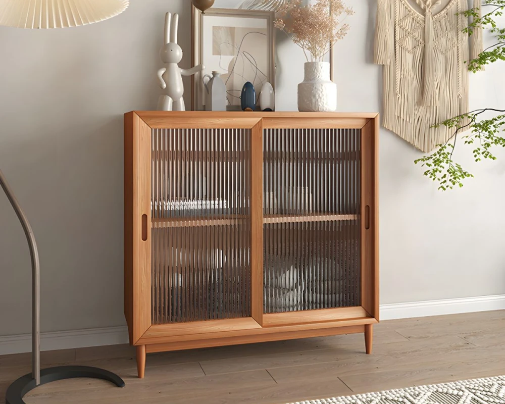 sideboard buffet cabinet glass doors